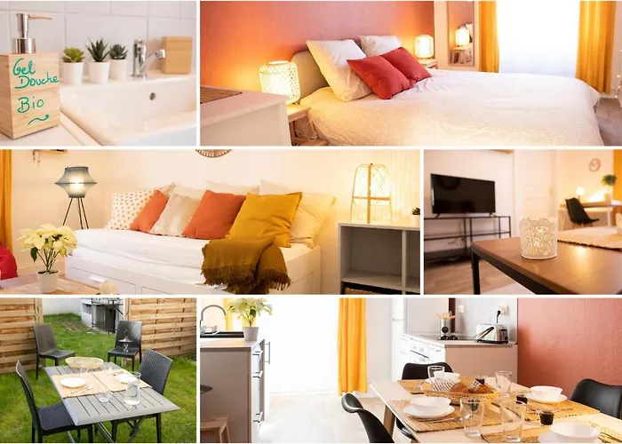 Green Appart Le Chene Rouge Avec Jardin Prive 公寓 *